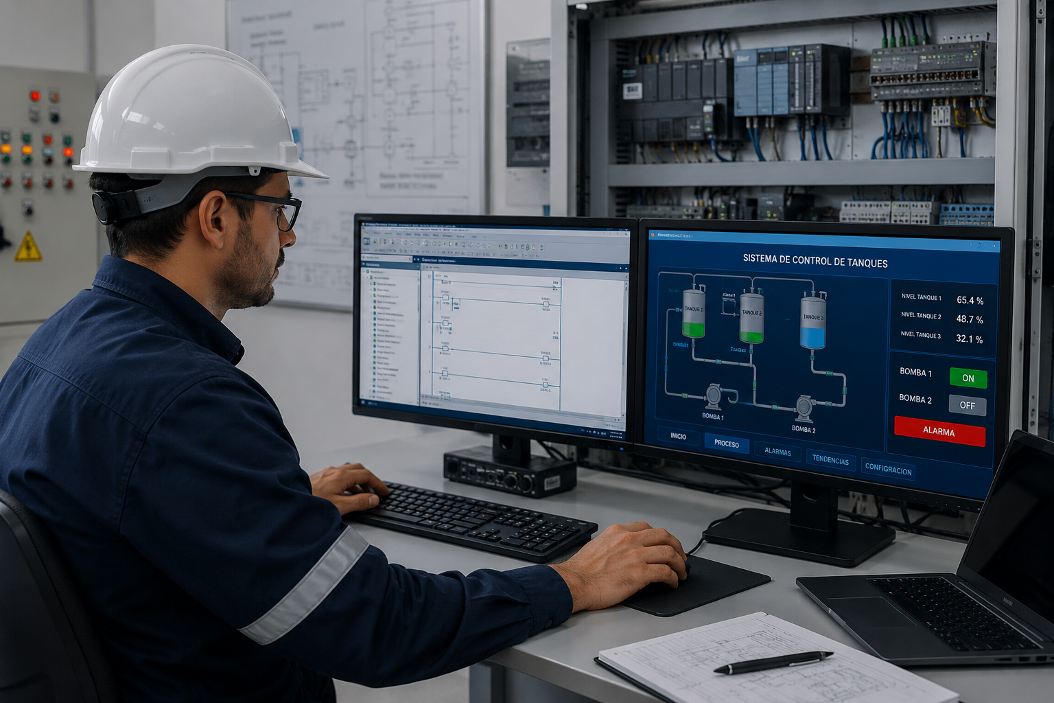 Automatización industrial y programación de PLC